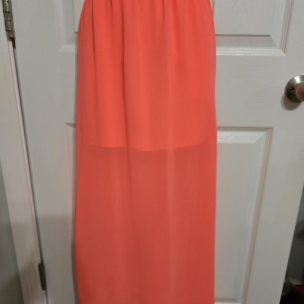 Forever 21 Coral Skirt Orange Small